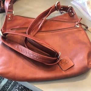 Designer leather bag